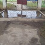 Photograph showing the Vehicle bath for piggery farm.